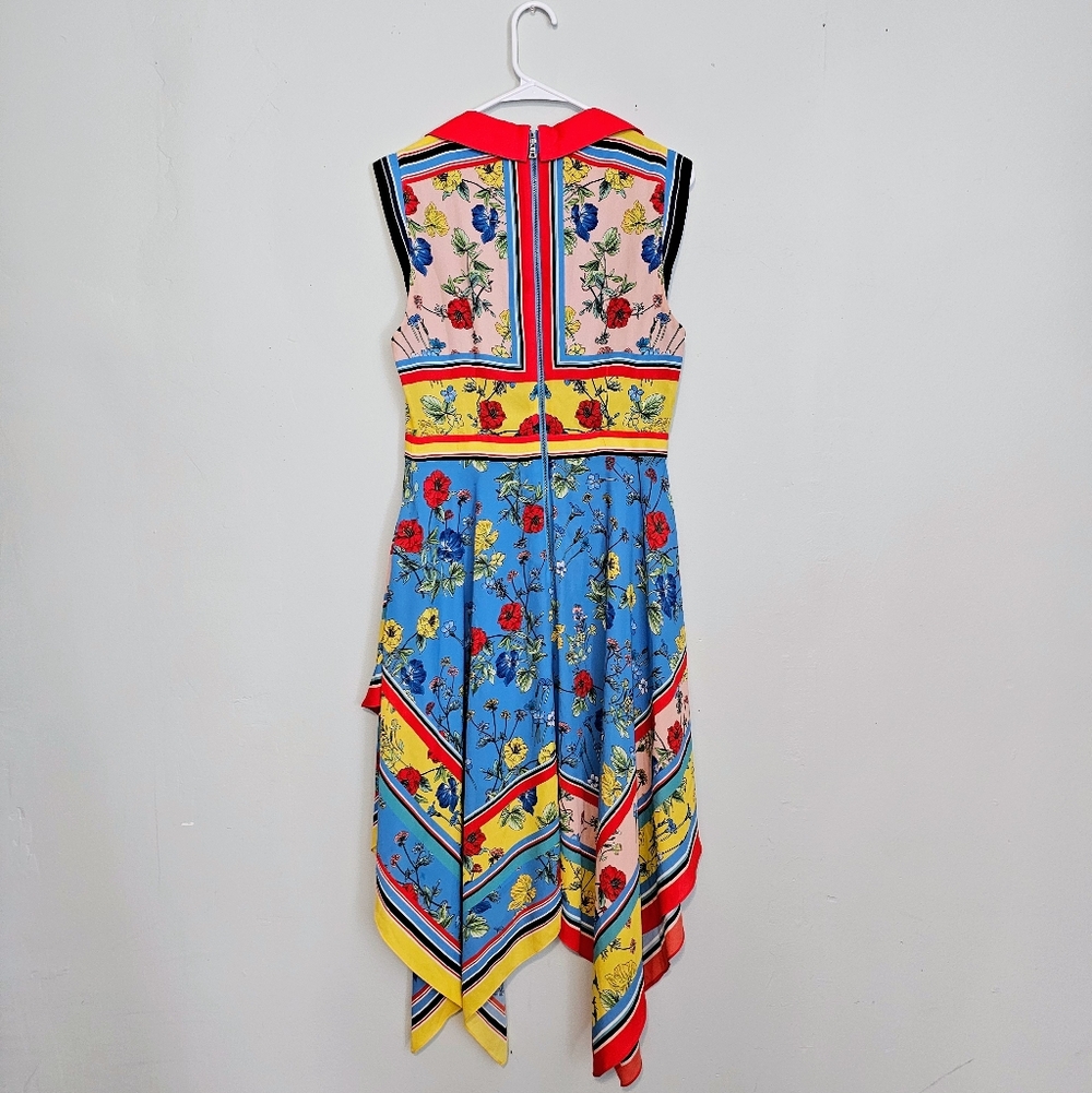 Alice + Olivia Floral Print Sleeveless Dress - Picture 3 of 6